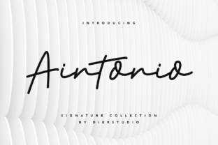 Aintonio: A Signature Typeface for Editorial Design