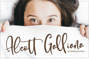 Alcott Ghalliana: A Modern Handwritten Font for Editorial Design