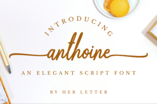 Anthoine Font: Elegant Branding for Small Business