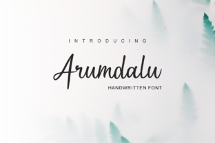 Arumdalu Font: A Handwritten Typeface for Editorial Design