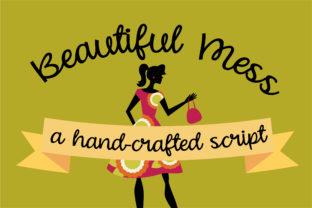 Beautiful Mess Font: A Handcrafted Script for Makers