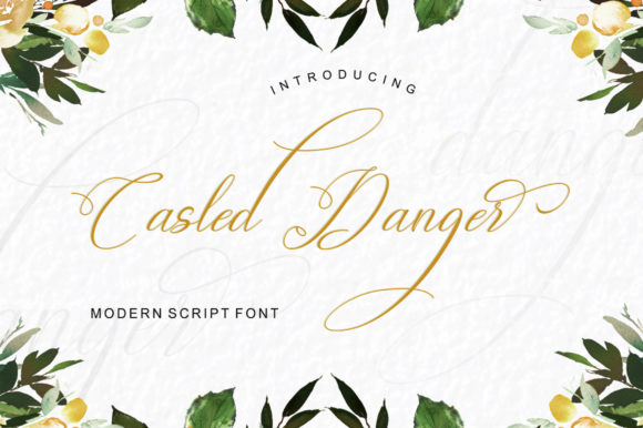 Casled Danger Font: An Editorial Design Review