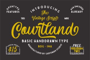 Courtland: A Designer’s Take on This Script Font