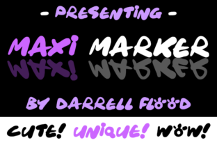 Enhance Your Web Design with the Expressive Maxi Marker Font