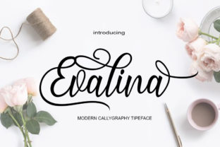 Evalina Font: Elevate Marketing Visuals