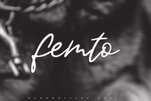 Femto Font: Modern Handwritten Typography for Web Design
