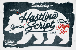 Hastline Font: Elevating Campaign Visuals with Bold Script