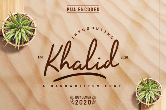 Khalid: A Luxurious Handwritten Font for Modern Web Design