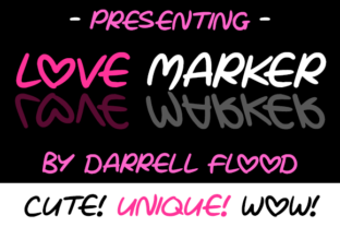 Love Marker: A Charming Hand-Drawn Font for Editorial Design