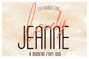 Lovely Jeanne Duo Font for Handmade Labels