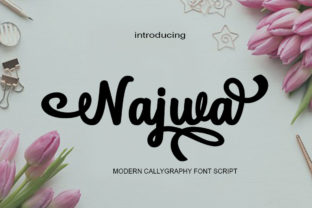 Najwa Font Review: A Bold Script for Brand Identity