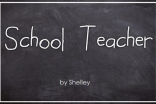 School Teacher Font: A Playful Typeface for Campaigns