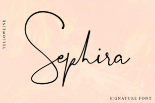 Sephira Font: Elegant Handwritten Script for Makers