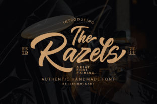 The Razels Font: Retro Handwritten Style for Editorial Design